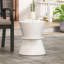 Table d'appoint d'extérieur en béton léger