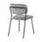 Barun Velvet Upholstered Metal Side Chair