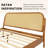 Beiro Solid Wood Rattan Platform Bed with Headboard, Bohemian and Mid-Century Bed Frame-1132484768-1132484769