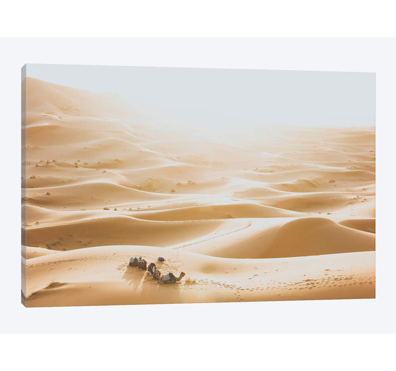 «Sahara Desert» par Luke Anthony Gram, impression sur toile tendue, H 18 po x l 26 po x P 1,5 po, Toile tendue, Pas de tapis