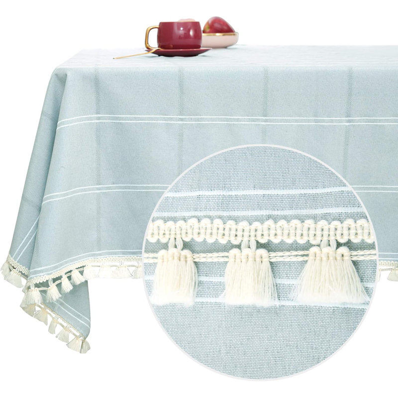 Tablecloth, 140cm W x 300cm L, Sky blue