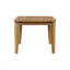 Table basse d'extérieur en bois d'acacia