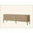 Burke 70"W White And Oak 2-Door TV Stand