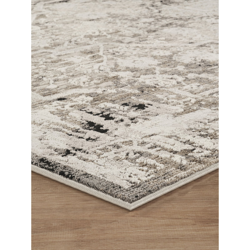 Damask Area Rug, Rectangle 200 x 290 cm