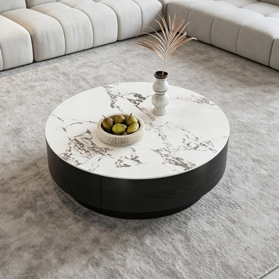 Small Apartment Living Room Round Coffee Table