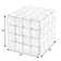 Elgin 18" Wide Genuine Leather Tufted Square Cube Ottoman