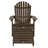 Anette Outdoor Adirondack Chair With Ottoman-910188982