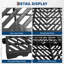 Heavy Duty Plastic Pallets - 12pcs Lightweight Waterproof Storage Pads, Rackable & Stackable, Ventilated Grid Design for Warehouse/Garage/Outdoor-124317832-124317833