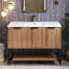 Abisola 48" Single Sink Freestanding Bathroom Vanity with Top-922732692