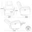 Fauteuil inclinable électrique pivotant Martina-2087570158