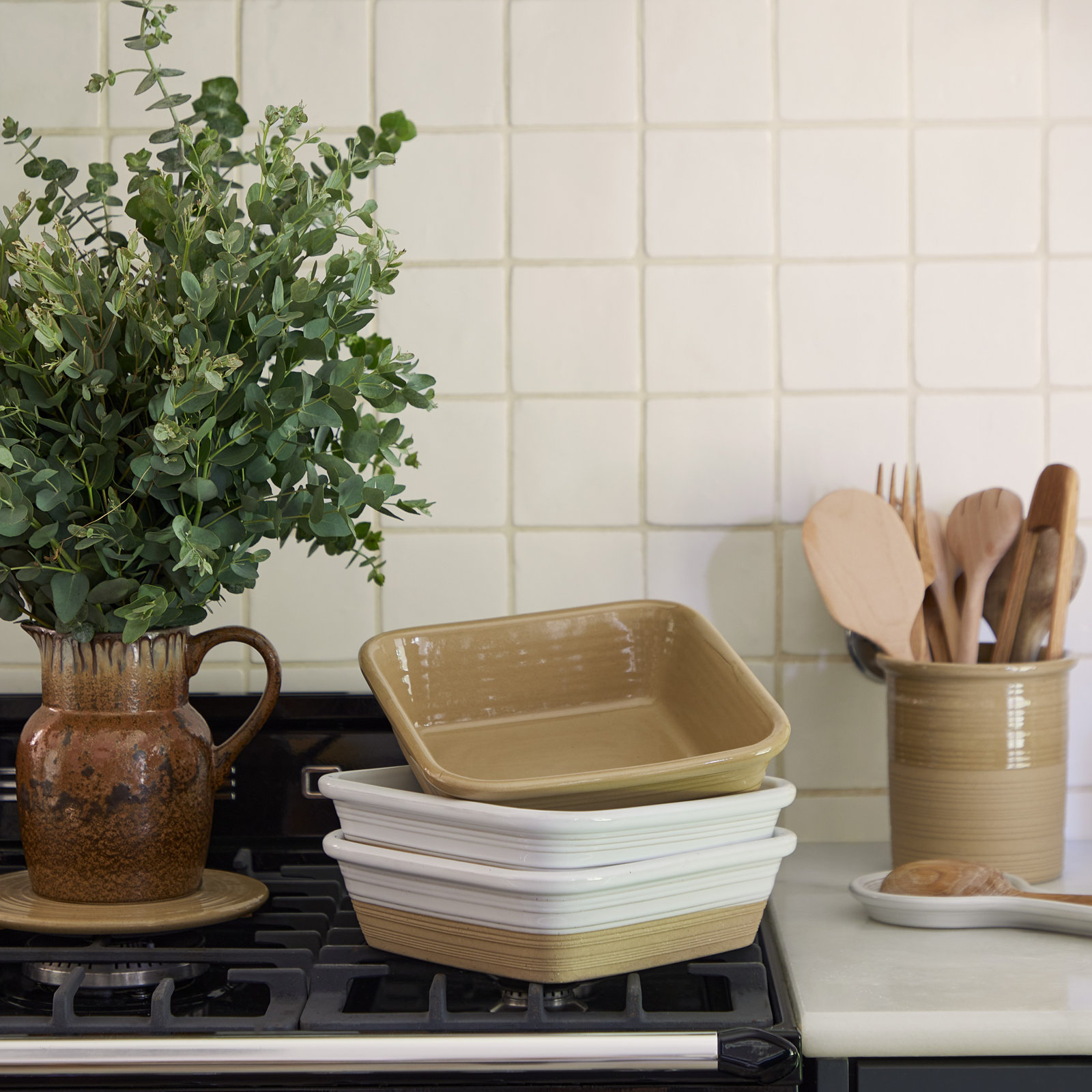 Scotia Recycled Stoneware Baker, 9.63" x 9.63"