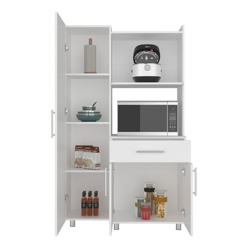 Armoire de cuisine et micro-onde complète Pantress
