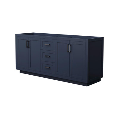 Base de meuble-lavabo double autoportant 71 po Miranda seulement