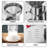 Grain Grind Mill Grain Grinding Machine 2200W Food Processing Machinery