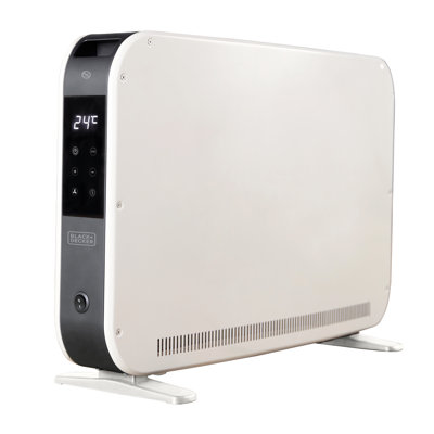 Black And Decker 2200W 7500 BTU Electric Panel Space Heater with Adjustable Thermostat and with Digital Display