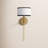 Hadid 1-Light Dimmable Brass Armed Sconce