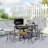 Adjustable Swivel Bar Stools for Outdoor Use, Counter Height with Metal Frame and Wood Seat-526235885