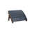 Navy Blue Top/Chocolate Brown Base