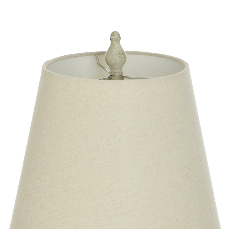 Gackle Resin Table Lamp, Weathered Gray