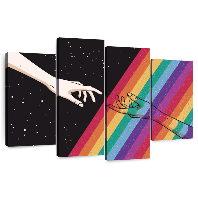 Khyir Pride Hands, 27" H x 43" W