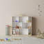 Geonna 117cm H x 111.5cm W Geometric Bookcase-1032077057