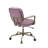 Siecross Pink Top Grain Leather Office Chair-2017363230