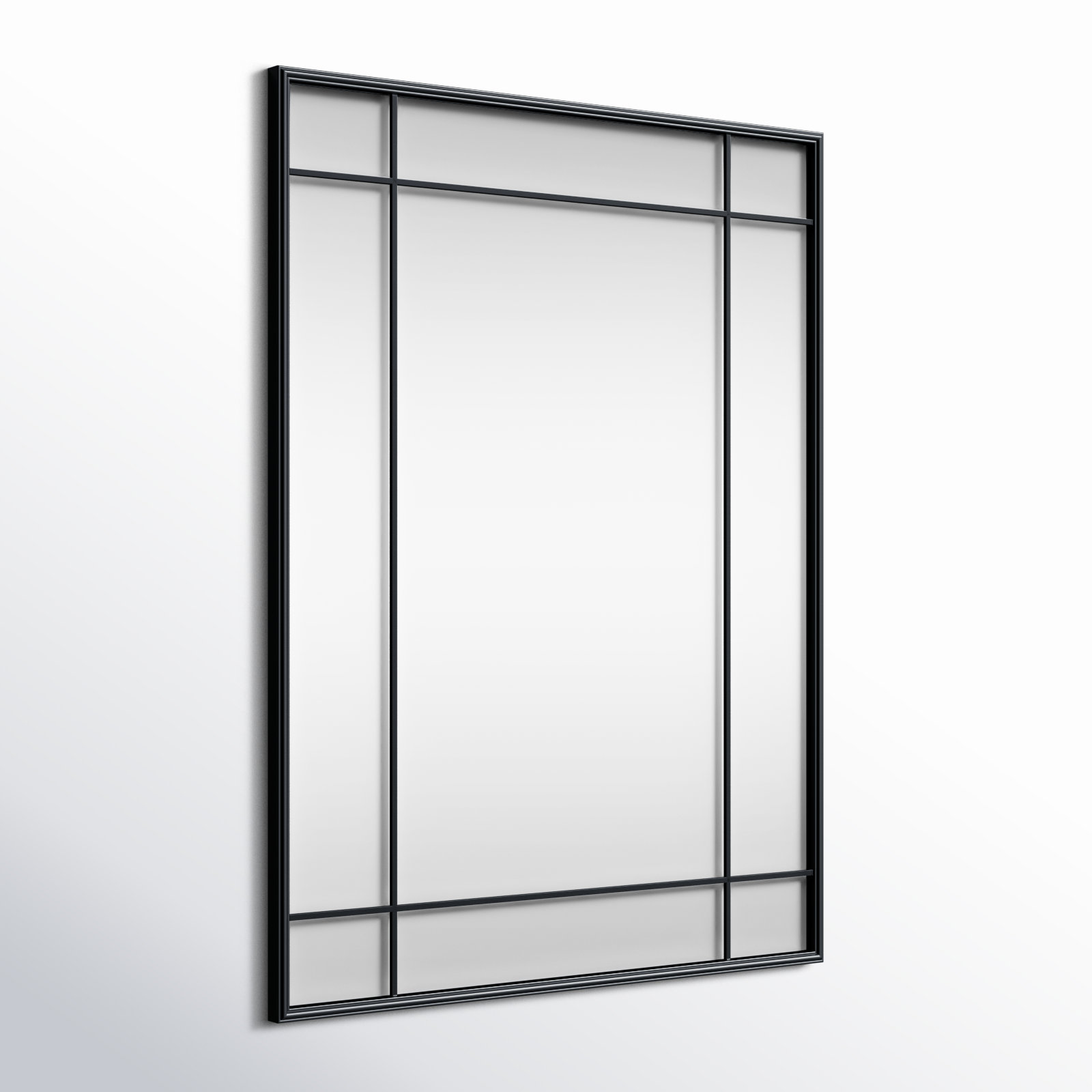 Chancey Accent Mirror, Black, 40"H x 30"W