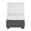 Fauteuil de chambre modulaire rustique tissé - gris ardoise-600847099-600847749-607864366
