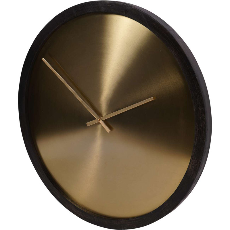 Adisynne Iron Wall Clock, Gold