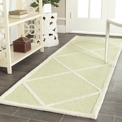 Sanyla Hand Tufted Wool Geometric Rug