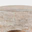 Table d'appoint 14,5 po en oxyde de magnésium minimaliste moderne avec un design sculptural creux, durable et léger, parfait pour une utilisation intérieure ou extérieure