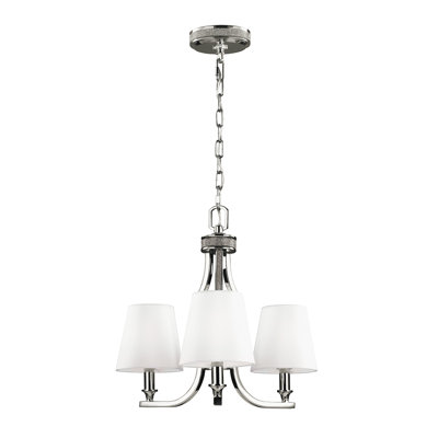 Stevenson 3-Light Shaded Chandelier