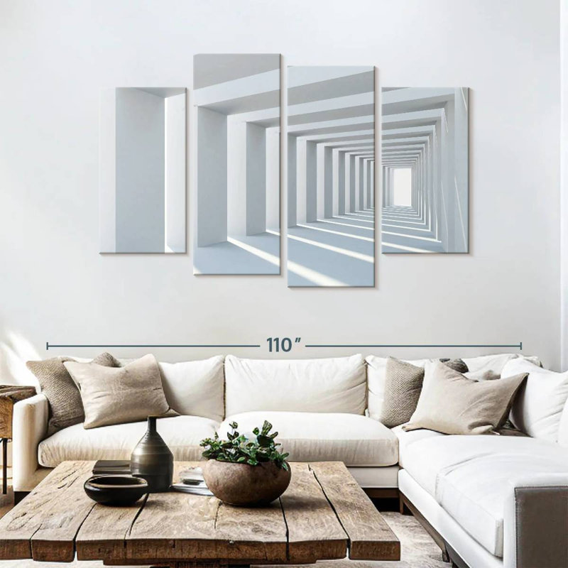 Cube Lilie, 54" H x 84" W
