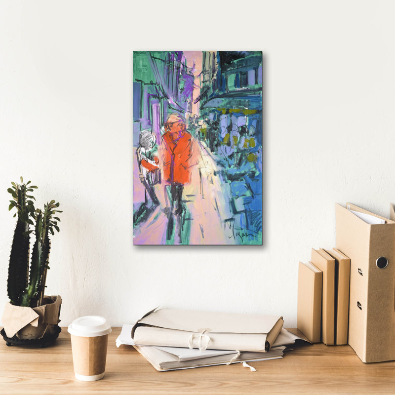  «Leisure Time 3» par Dorothy Fagan, art mural sur toile, H 18 po x l 12 po