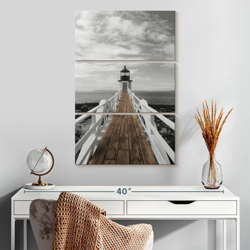 Nicci Port Clyde Lighthouse, 32" H x 20" W
