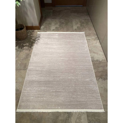 Roskop Performance Cotton Washable Striped Indoor / Outdoor Rug