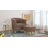Upholstered 27" Wide Barrel Chair with Ottoman-87709776