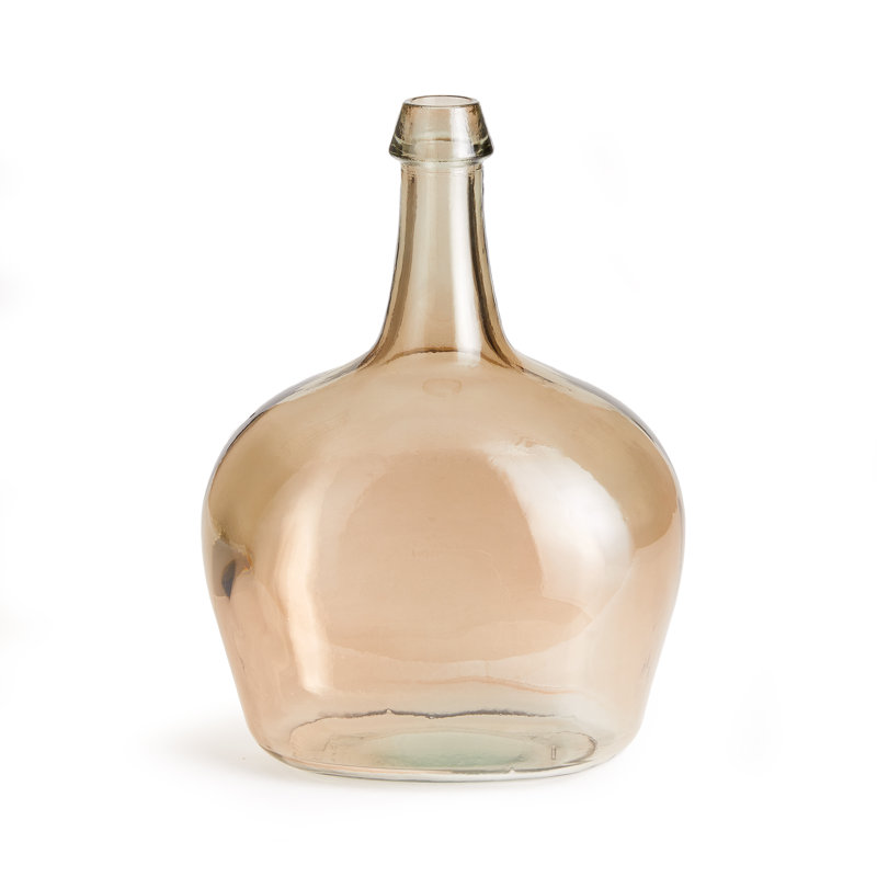 Bouteille en verre recyclé Meile Vetro, Beige