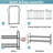 2-Tier Stackable Metal Shoe Rack For Closet, Entryway, Bedroom, Garage - Durable Shoe Storage Organizer For 18 Pairs Of Shoes-1869398921