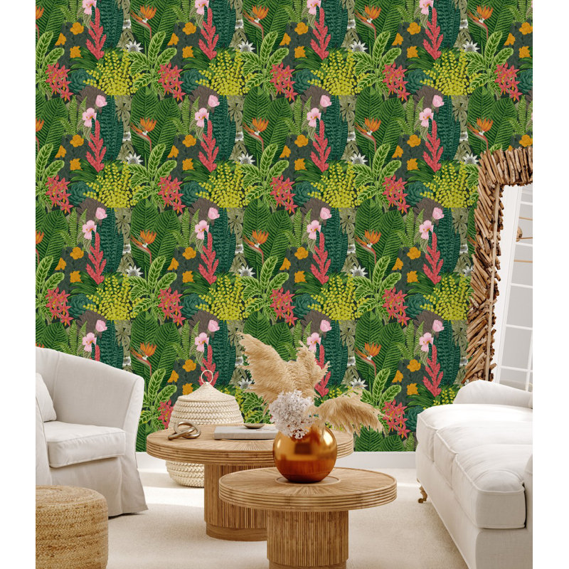 Carreau de papier peint l 25 po Murrayville, L 2,08 pi x L 10,42 pi