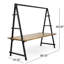 Table de salle à manger en bois avec support pour plante - L 88,5 po x P 39,5 po, H 80 po