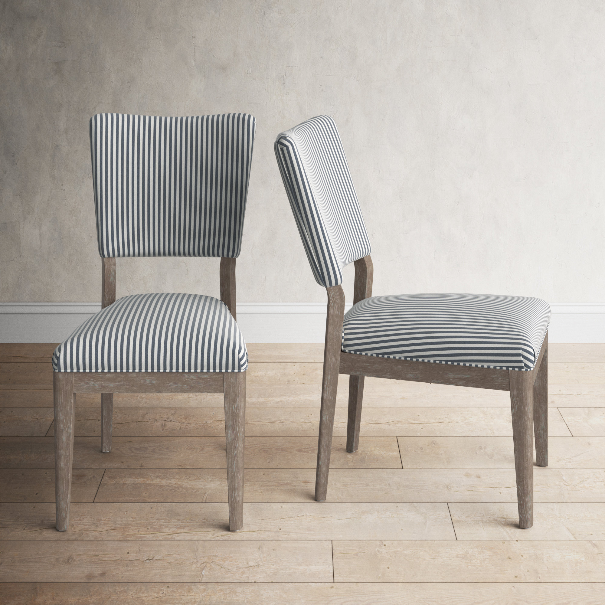 Grey striped dining discount chairs