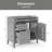 36 Single Bathroom Vanity Base Only-94455140