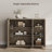 Cesiro 46.65'' W Sideboard With 3 Fluted Doors And Adjustable Shelves-413464837