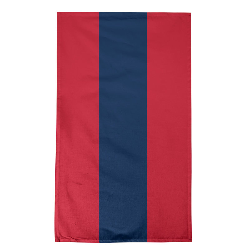 Serviette de thé hockey Anaheim, Sergé de coton, Rouge / bleu / rouge