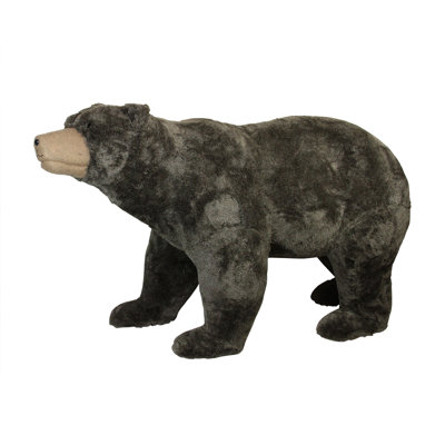 Décoration de Noël ours brun en peluche 6 pi