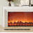 French creamy style simulated fire decorative electric fireplace-1986969331-1986969341