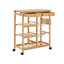 Scottie Solid Wood Bar Cart