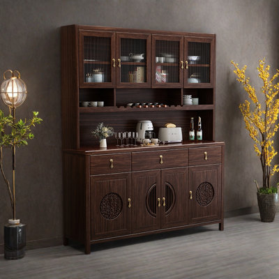 New Chinese Style Light Luxury Retro Storage Rack