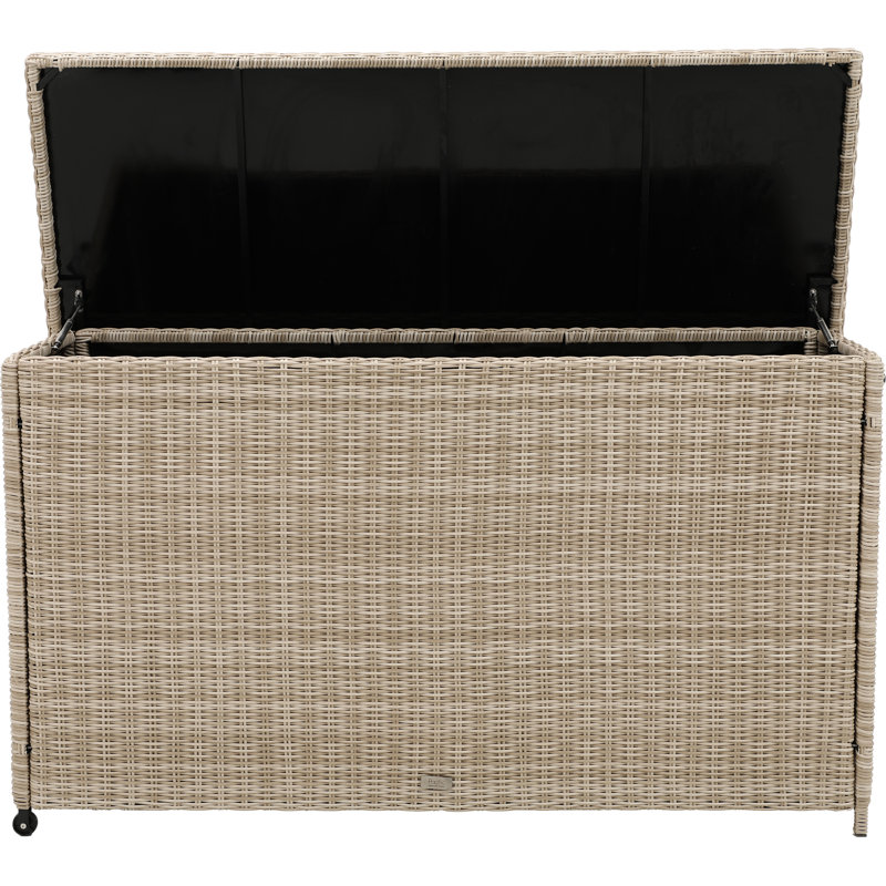 Rattan Storage Box, 96cm H x 172cm W x 67cm D, Sandy Beige